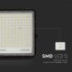 LED Екстериорен соларен прожектор LED/30W/3,2V 4000K черен IP65 + дистанционно управление