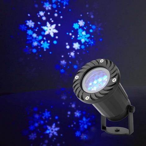 LED Екстериорен Коледен снежен прожектор 5W/230V IP44