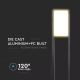 LED Екстериорна лампа SAMSUNG CHIP LED/10W/230V 3000K IP65 черна