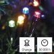 LED Екстериорни Коледни лампички 180xLED/23м IP44 многоцветни