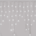 LED Екстериорни Коледни лампички 300xLED/8 режима 10м IP44 студено бяло + дистанционно