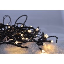 LED Екстериорни Коледни лампички 400xLED/8 функции 25м IP44 топло бели