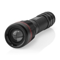 LED фенер с регулируема яркост, акумулаторен, алуминиев LED/10W/5V 2200 mAh IPX7, черен