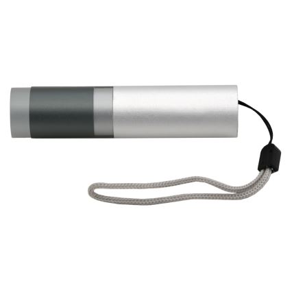 LED Фенерче LED/400mAh бяло/сиво