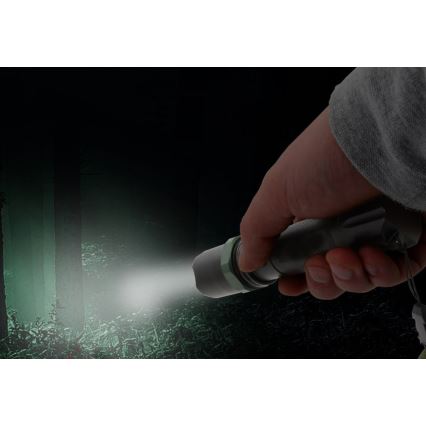 LED Фенерче LED/3W/3xAAA IP44 черно