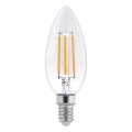 LED филаментна крушка C37 E14/6W/230V 4000K