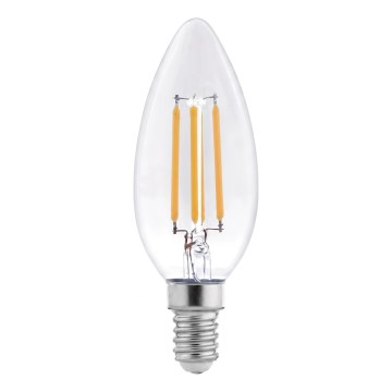 LED филаментна крушка C37 E14/6W/230V 4000K