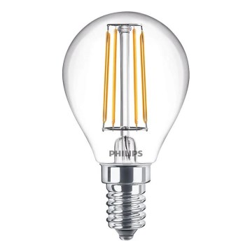 LED филаментна крушка Philips E14/4,3W/230V 4000K