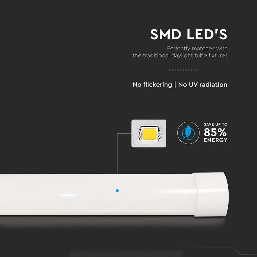 LED Флуоресцентна лампа LED/10W/230V 3000K 30 см бял