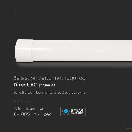 LED Флуоресцентна лампа LED/20W/230V 6500K 60 см бял