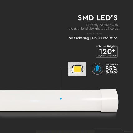 LED Флуоресцентна лампа LED/20W/230V 6500K 60 см бял