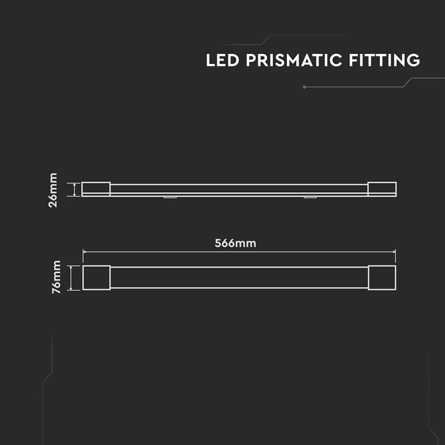 LED Флуоресцентна лампа LED/20W/230V 6500K 60 см бял