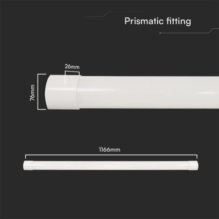 LED Флуоресцентна лампа LED/40W/230V 3000/4000/6500K 116 см