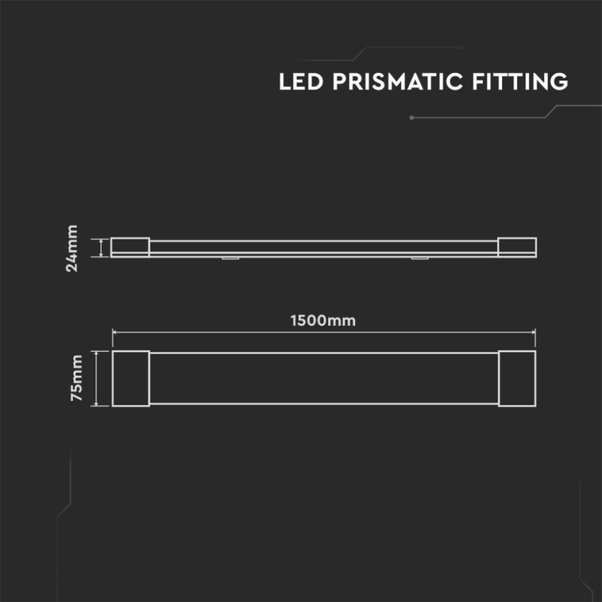 LED Флуоресцентна лампа LED/50W/230V 4000K 150 см бял