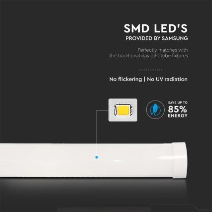 LED Флуоресцентна лампа SAMSUNG CHIP LED/40W/230V 3000K 120 см