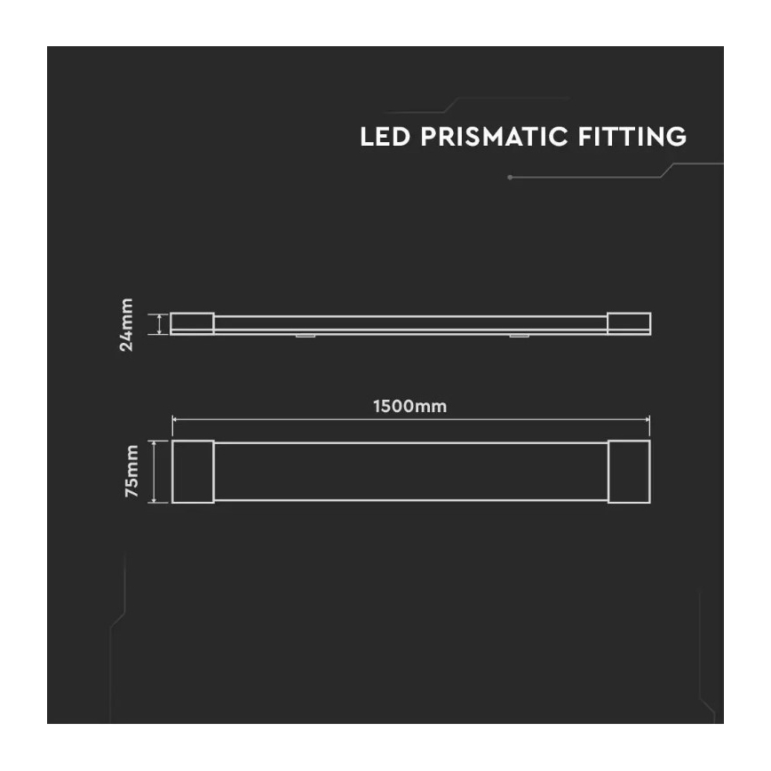 LED Флуоресцентна лампа SAMSUNG CHIP LED/50W/230V 6500K 150 см