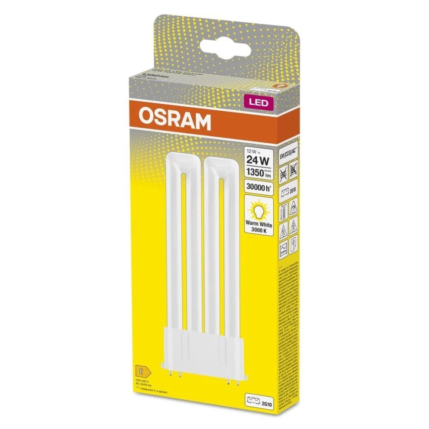 LED Флуоресцентна тръба 2G10/12W/230V 3000K - Osram