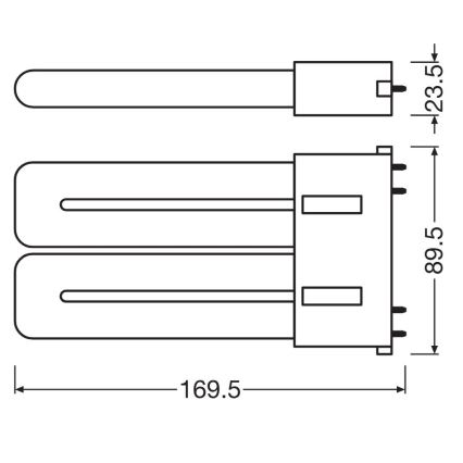 LED Флуоресцентна тръба 2G10/12W/230V 4000K - Osram