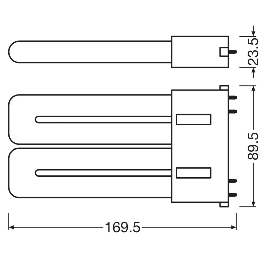 LED Флуоресцентна тръба 2G10/12W/230V 4000K - Osram