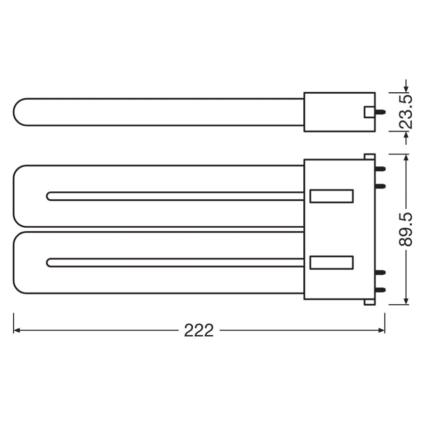 LED Флуоресцентна тръба 2G10/20W/230V 4000K - Osram