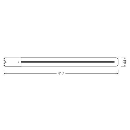 LED Флуоресцентна тръба 2G11/18W/230V 4000K - Osram
