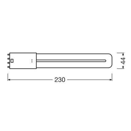 LED Флуоресцентна тръба 2G11/8W/230V 3000K - Osram