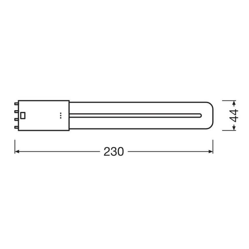 LED Флуоресцентна тръба 2G11/8W/230V 3000K - Osram