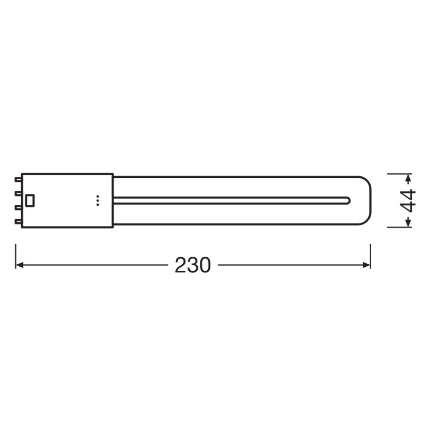 LED Флуоресцентна тръба 2G11/8W/230V 4000K - Osram