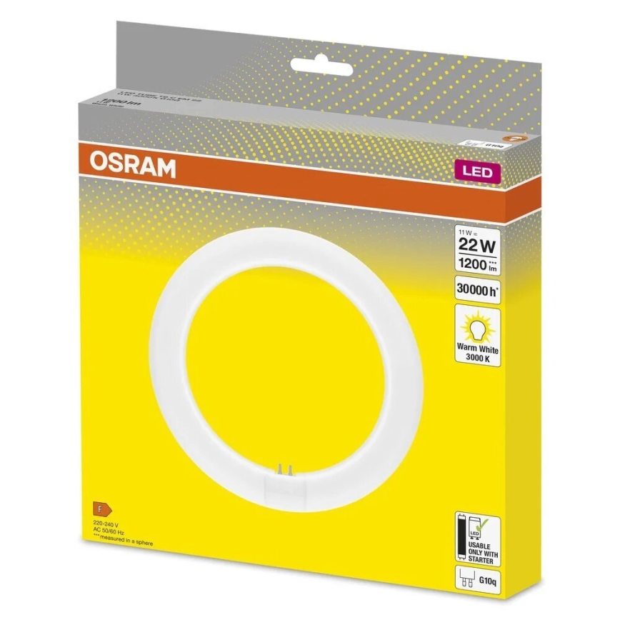 LED Флуоресцентна тръба G10q/11W/230V 3000K - Osram