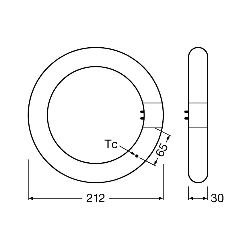 LED Флуоресцентна тръба G10q/11W/230V 3000K - Osram
