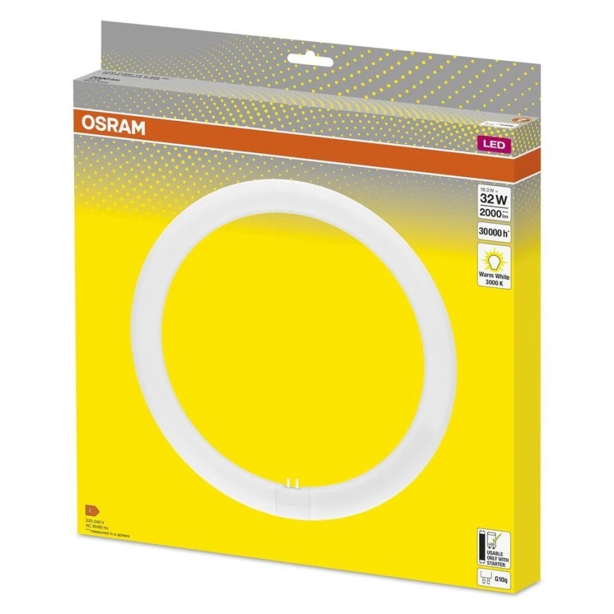 LED Флуоресцентна тръба G10q/18,3W/230V 3000K - Osram