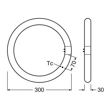 LED Флуоресцентна тръба G10q/18,3W/230V 3000K - Osram