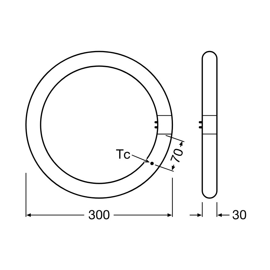 LED Флуоресцентна тръба G10q/18,3W/230V 3000K - Osram