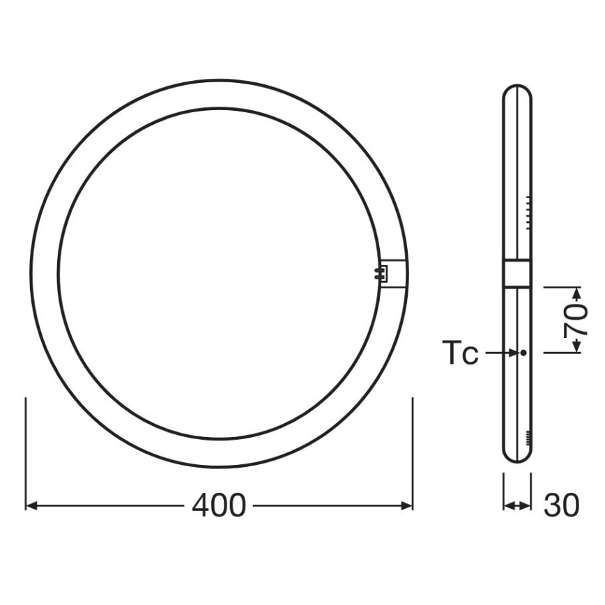 LED Флуоресцентна тръба G10q/24W/230V 6500K - Osram