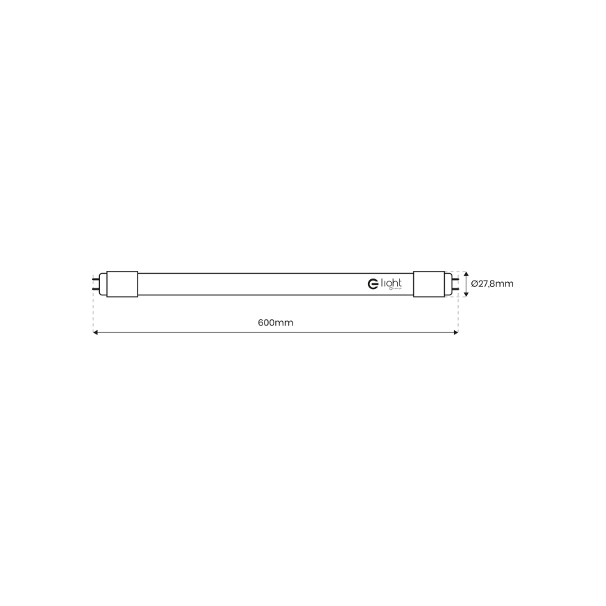 LED Флуоресцентна тръба G13/9W/230V 4000K 60 см