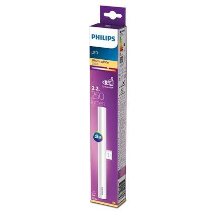 LED Флуоресцентна тръба Philips S14D/2,2W/230V 2700K 30 см