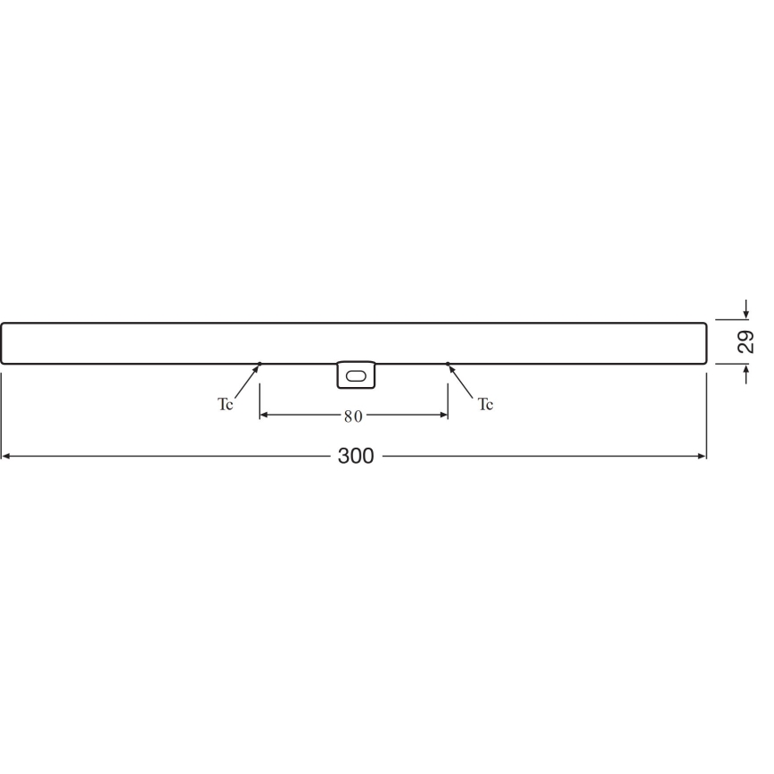 LED Флуоресцентна тръба S14d/3,5W/230V 2700K 30 см  - Osram