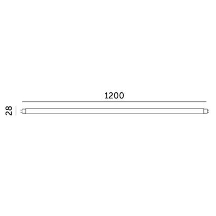 LED Флуоресцентна тръба T8 G13/18W/230V 3000K 120 см