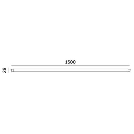 LED Флуоресцентна тръба T8 G13/22W/230V 4000K 150 см