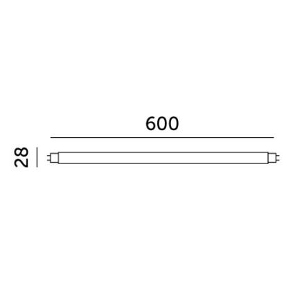 LED Флуоресцентна тръба T8 G13/9W/230V 4000K 60 см