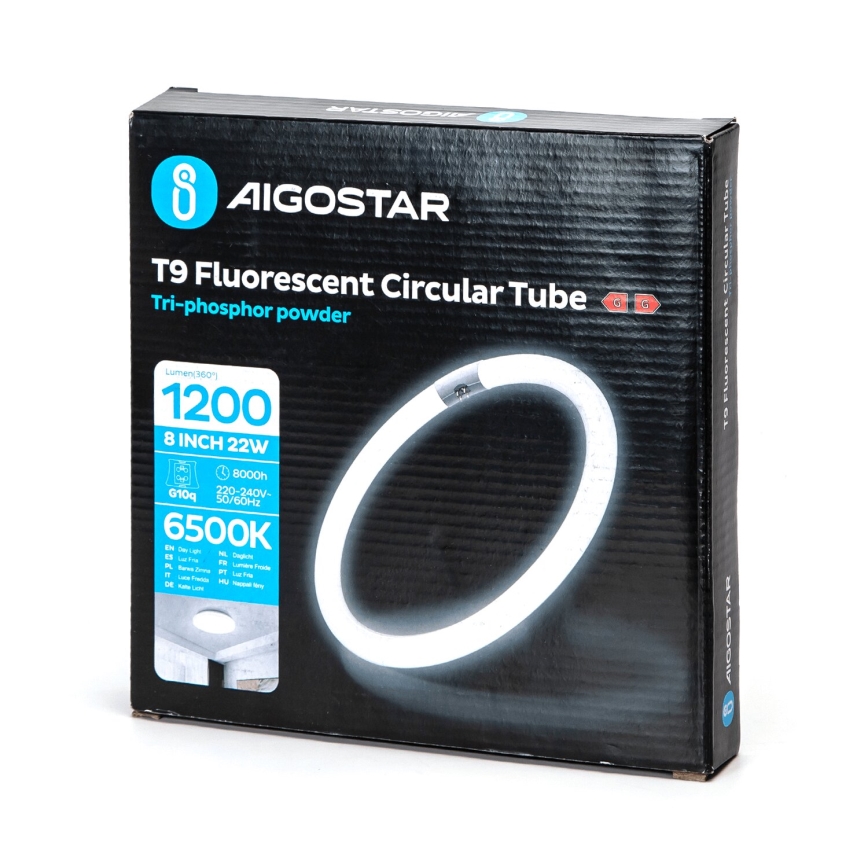 LED Флуоресцентна тръба T9 G24q-1/22W/230V 6500K - Aigostar