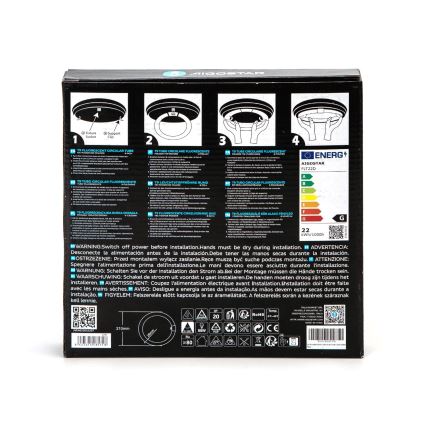 LED Флуоресцентна тръба T9 G24q-1/22W/230V 6500K - Aigostar