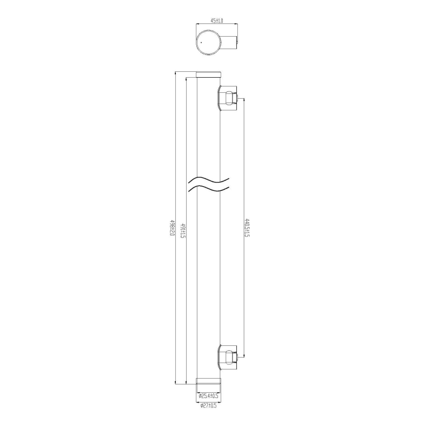 LED Флуоресцентна тръба TOLEDO S14s/5W/230V 2700K 50 cм - Sylvania