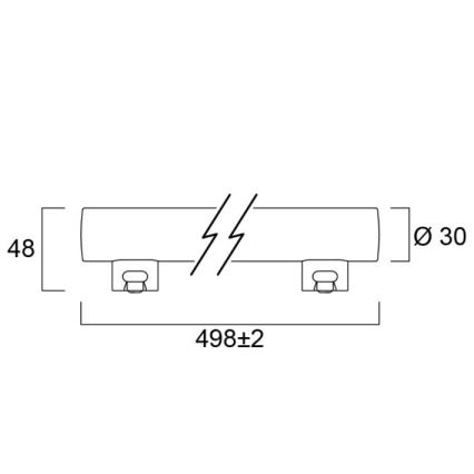 LED Флуоресцентна тръба TOLEDO S14s/7,5W/230V 2700K 50 cм - Sylvania