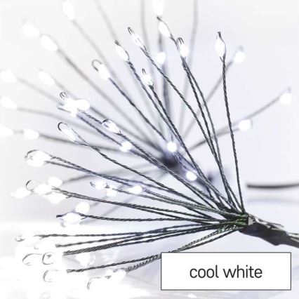 LED гирлянд 150xLED/5,35m студено бяло