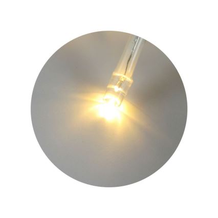 LED  гирлянд 20xLED/2 функции 2,4m топла бяла светлина