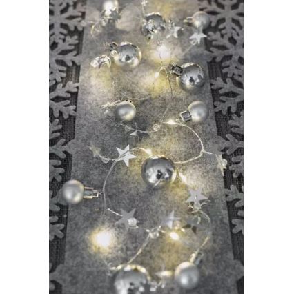 LED гирлянд 20xLED/2xAA 2,2 m топла бяла