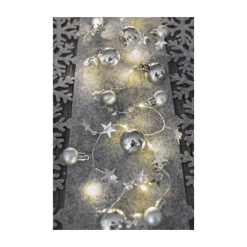 LED гирлянд 20xLED/2xAA 2,2 m топла бяла