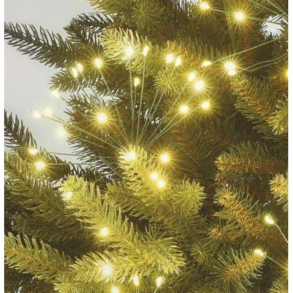 LED гирлянд 300 LED, 5,2+3 m, топла бяла светлина