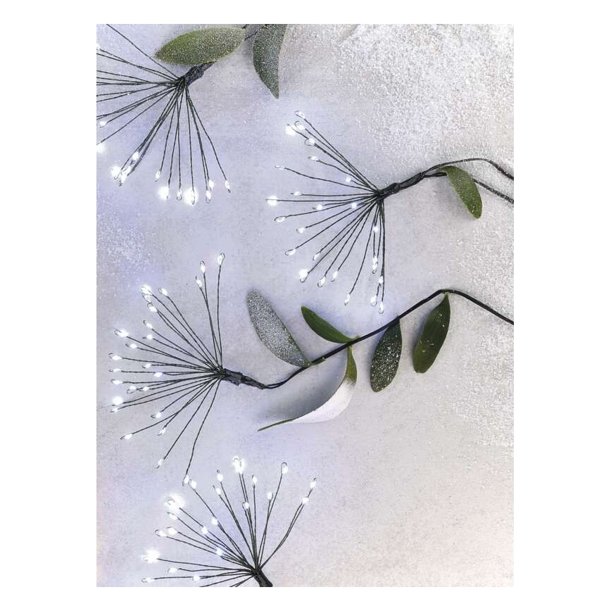 LED  гирлянд 300xLED/8,2m студено бяло